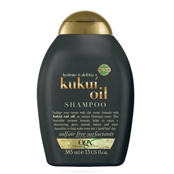 شامپو روغن کوکوی او جی ایکس OGX بدون سولفات آبرسان و صاف کننده مو 385 میل