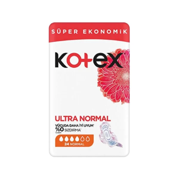 نوار بهداشتی کوتکس اولترا سایز متوسط ۲۴ عددی