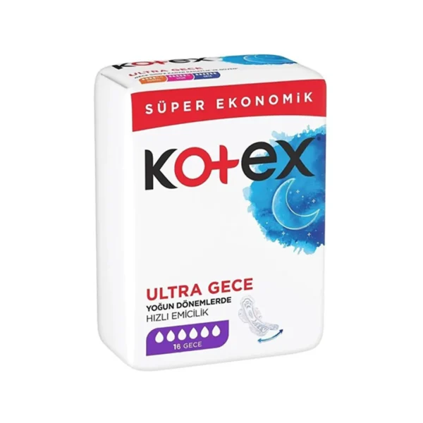 نوار بهداشتی کوتکس ویژه شب اولترا ۱۶ عددی