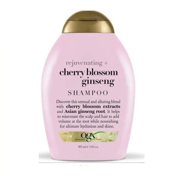 شامپو شکوفه گیلاس و جینسینگ او جی ایکس OGX