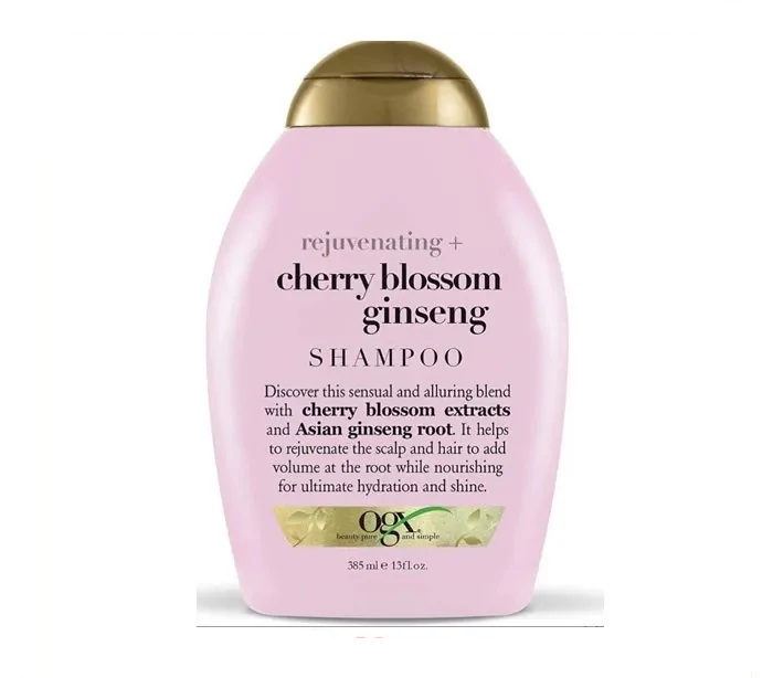 شامپو شکوفه گیلاس و جینسینگ او جی ایکس OGX