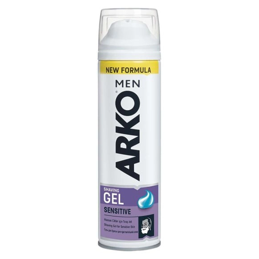 ژل اصلاح آرکو مدل sensitive مناسب برای پوست حساس حجم 200 میل