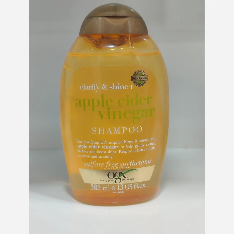 شامپو بدون سولفات OGX مدل سرکه سیب