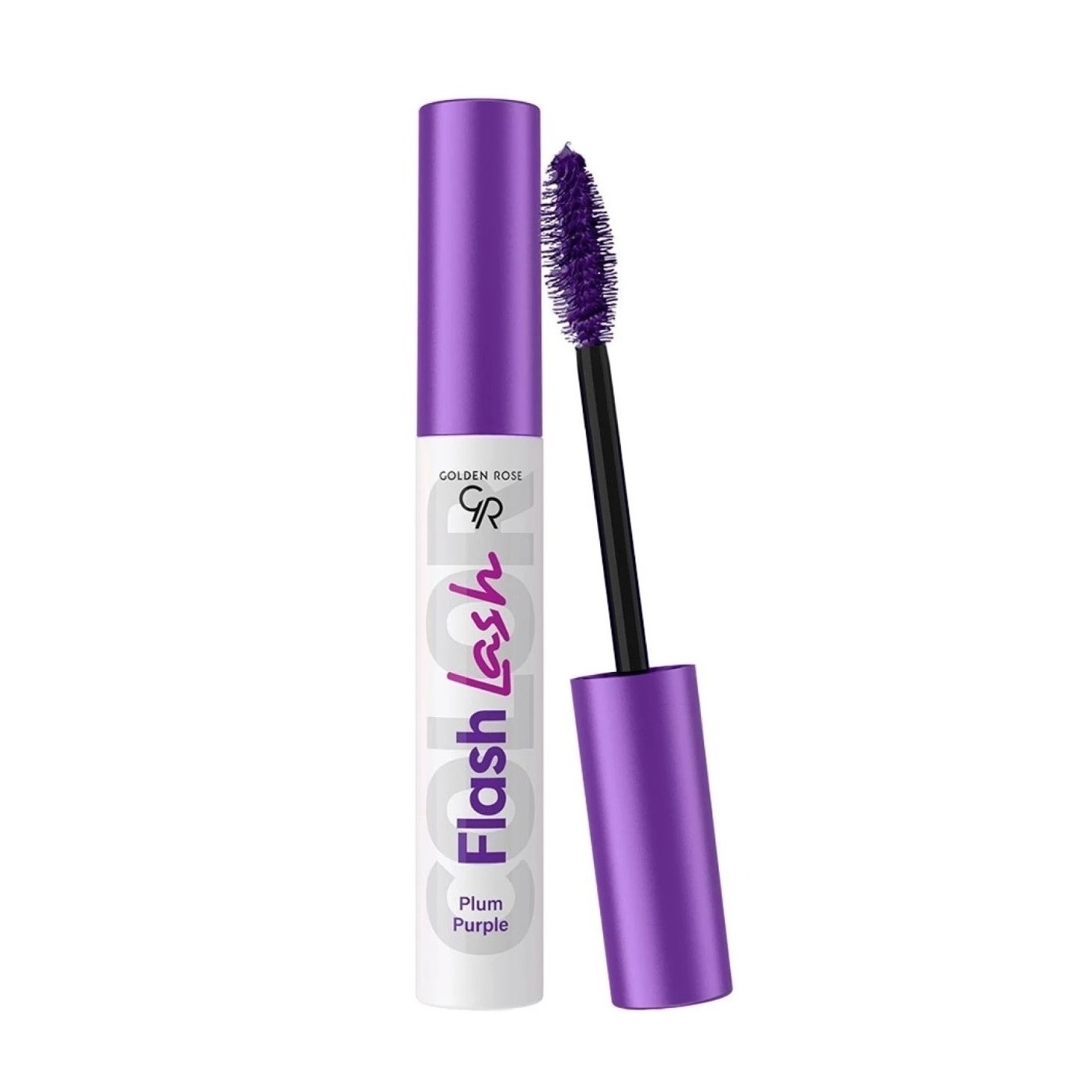 ریمل رنگی گلدن رز شماره 07 مدل Plum Purple سری Flash Lash رنگ بنفش 9 میلی لیتر