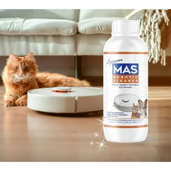 مایع شوینده جارو رباتیک برای خانه های دارای پت Mas حجم 500 میل